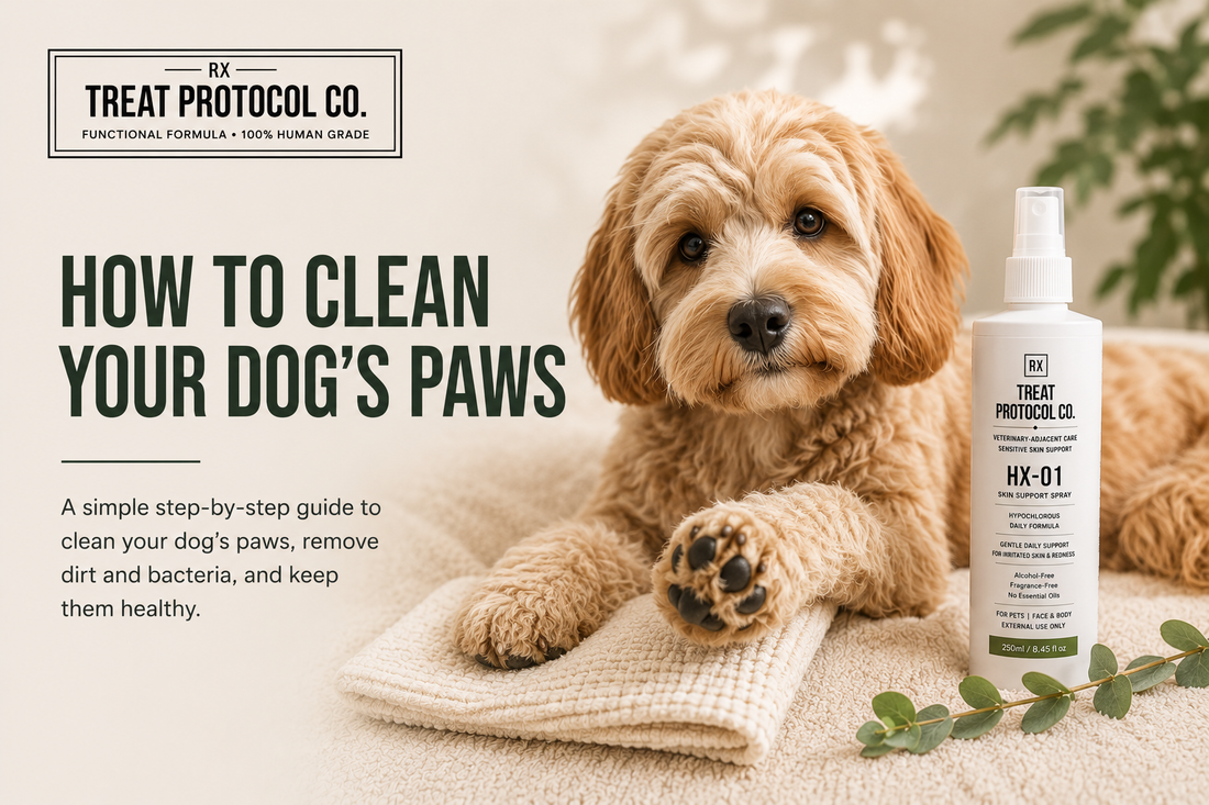 How to Clean Your Dog’s Paws After Walks (Without Damaging the Skin Barrier)