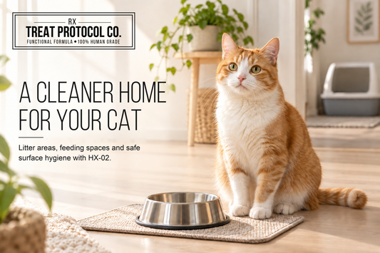 Cleaning Cat Litter and Feeding Areas: Where HX-02 Fits