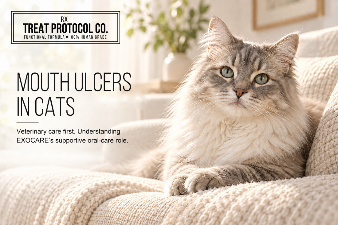 Mouth Ulcers in Cats: Veterinary Care and Where EXOCARE May Fit