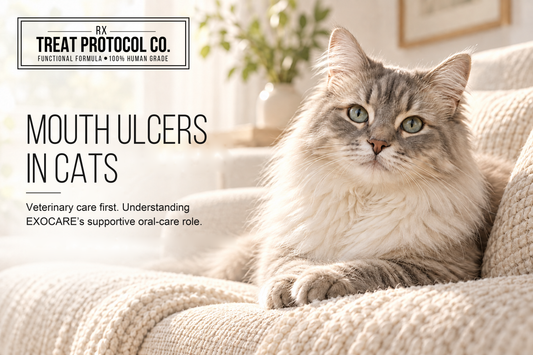 Mouth Ulcers in Cats: Veterinary Care and Where EXOCARE May Fit