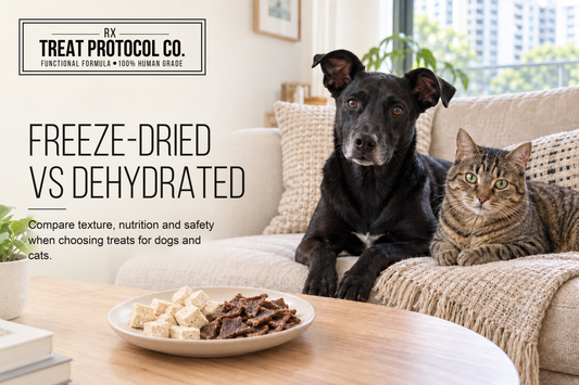 Freeze-Dried vs Dehydrated Pet Treats: Texture, Nutrition and Safety