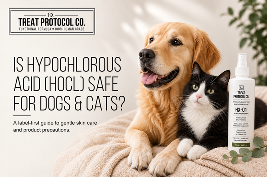 Is Hypochlorous Acid (HOCl) Safe for Dogs and Cats? A Label-First Guide