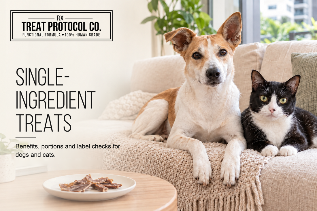 Single-Ingredient Dehydrated Treats for Dogs and Cats: Benefits, Portions and Choosing the Right Reward