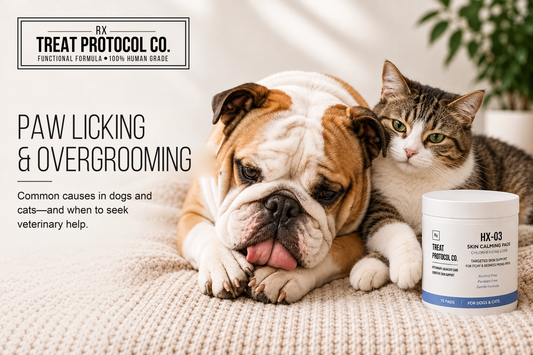 Paw Licking and Overgrooming in Dogs and Cats: Causes and When to See a Vet