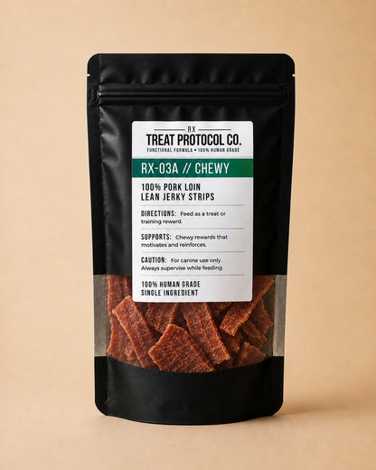 RX-03A Chewy Reward – 100% Pork Loin Jerky