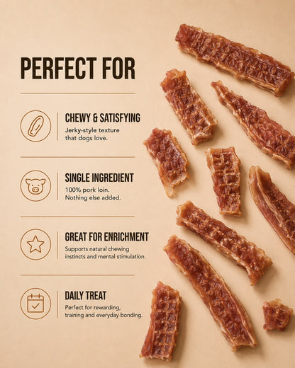 RX-03A Chewy Reward – 100% Pork Loin Jerky
