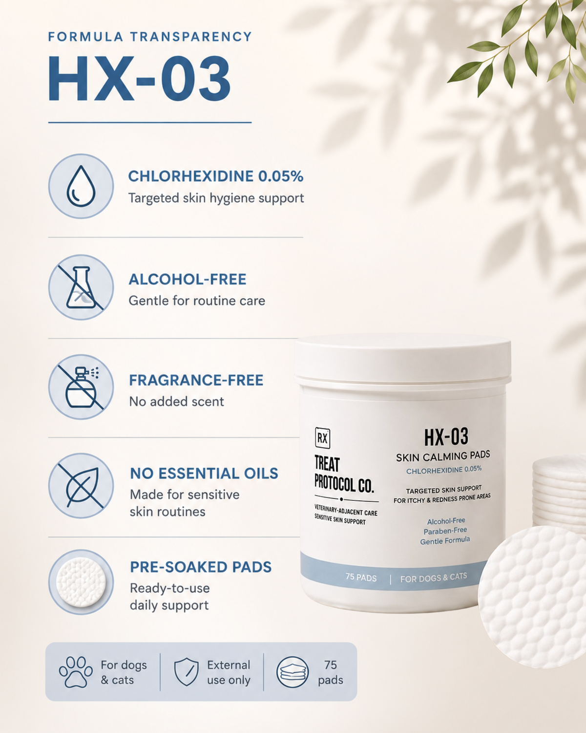 HX-03 Skin Calming Pads