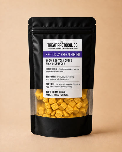 RX-05C Freeze-Dried Treat – 100% Egg Yolk Cubes